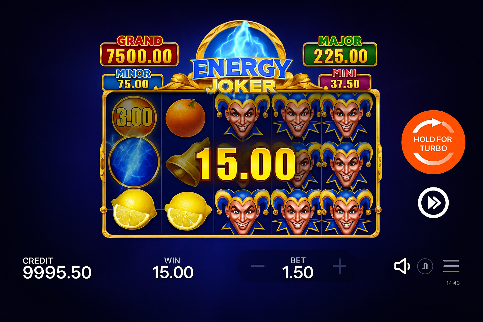 Energy Joker gameplay